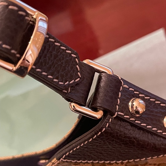 Gucci GG Crystal Glossy Shoulder Bag Hobo Bag 272386 521753 04 - Picture 8 of 15